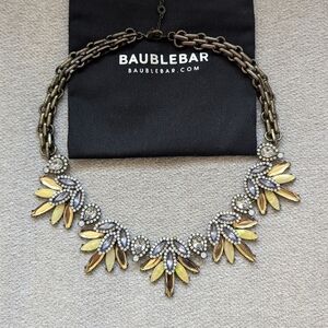 BaubleBar | Crystal Bib Necklace